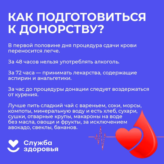 Профилактика ЗОЖ: неделя популяризации донорства крови..